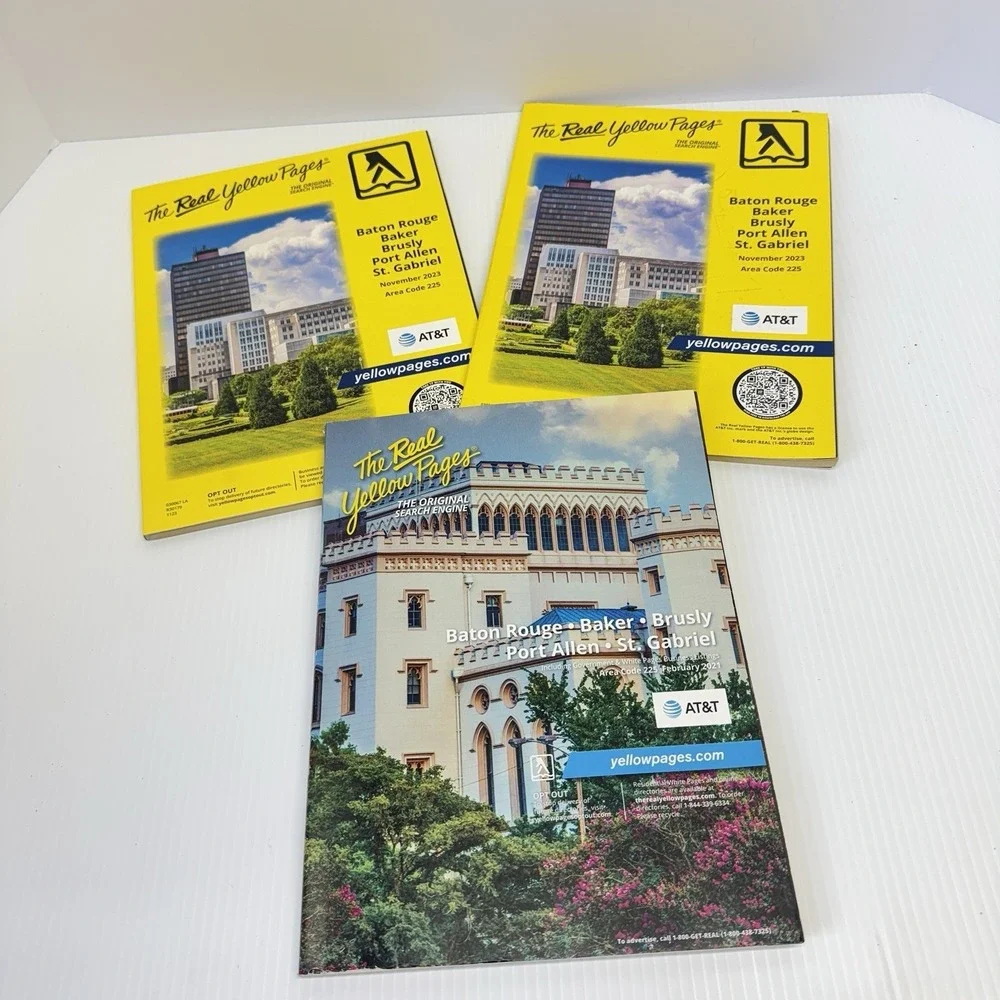 2021 2023 Yellow Pages Phone Directory Baton Rouge Baker Port Allen Louisiana